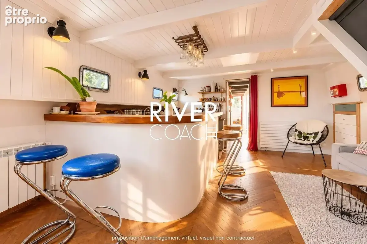 Vivre autrement : belle péniche navigante avec 4 chambres et terrasse à Saint-Maur - photo 13