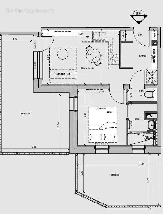 Appartement à LES ALLUES