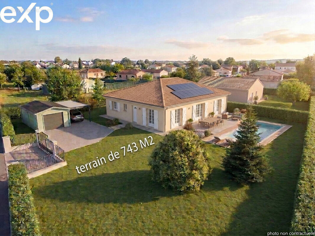 Terrain 743 m² à Bellebat  - photo 4