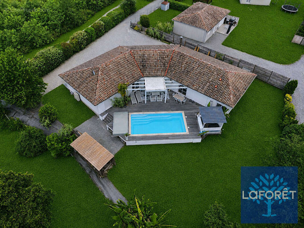 Maison contemporaine environ 195m² avec piscine au coeur de la nature -10 min de Dax - photo 15