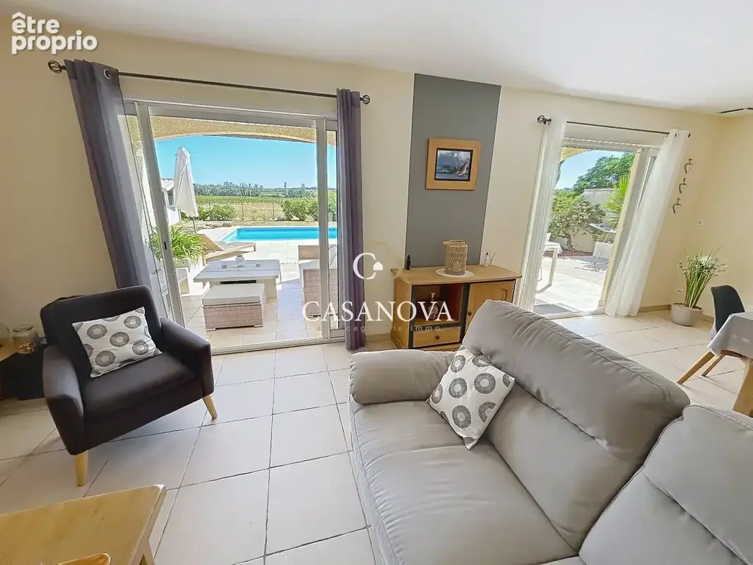 Proche BEZIERS, villa de plain-pied avec piscine, beaux extérieurs et vue panoramqiue - photo 11