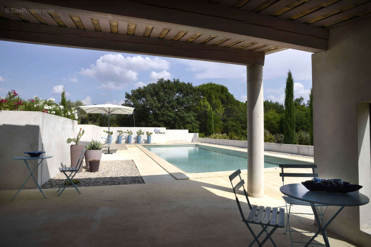 Vaison la romaine, propriete d'exception, terrain 1.7ha, piscine, vue - photo 4