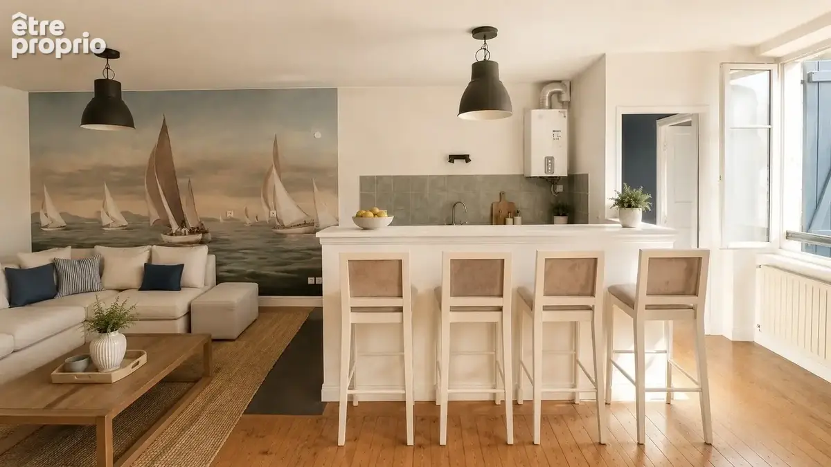 BIARRITZ Centre  Grande Plage à pied  T4 de 97 m²  Dernier étage  Petite copropriété - photo 4