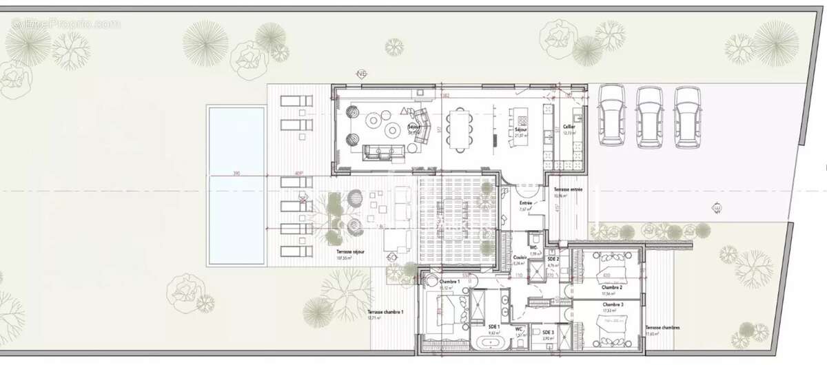 Saint-Cyprien - villa contemporaine neuve avec piscine - photo 14