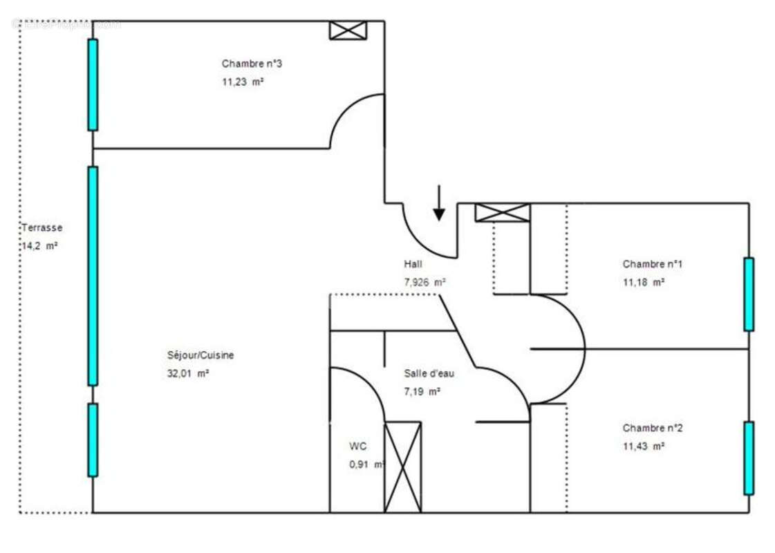 Appartement à LE CANNET