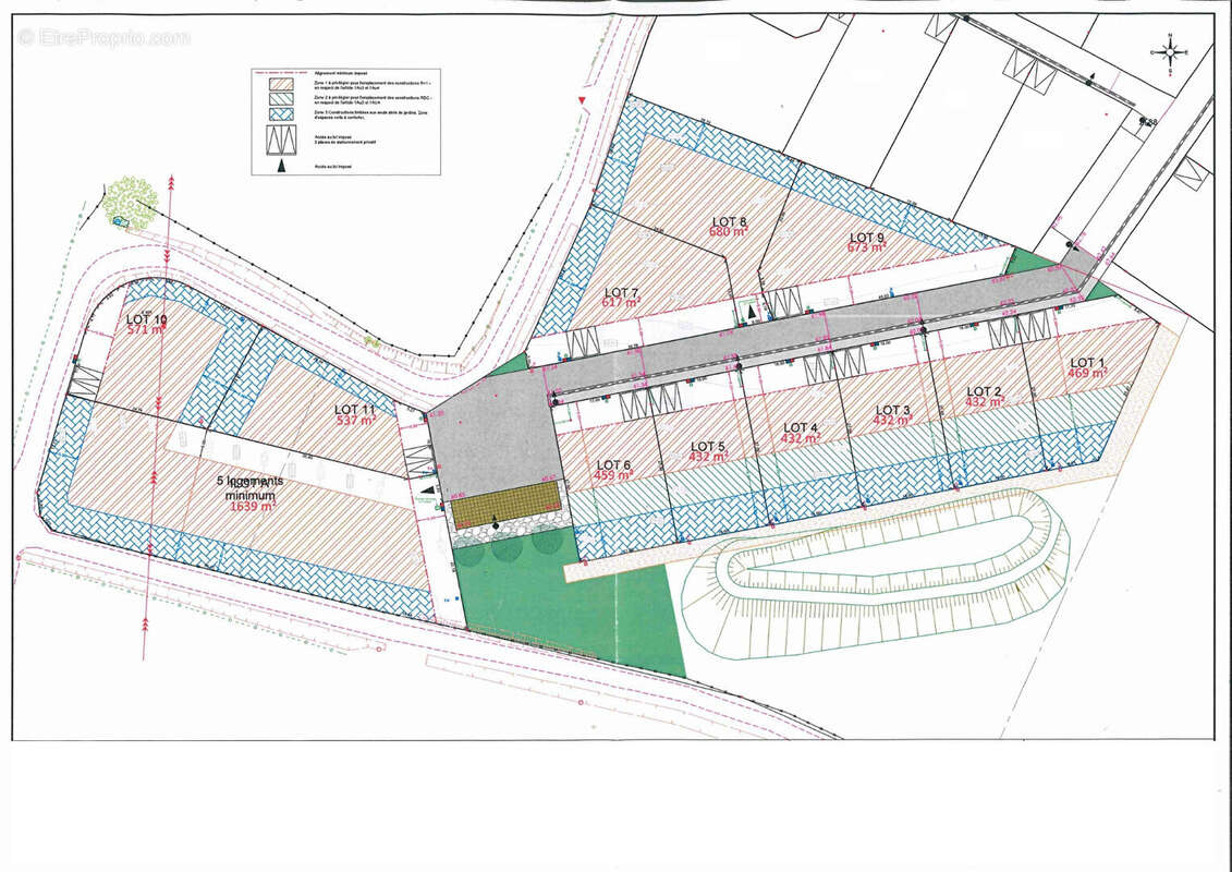 Terrains avec vue dégagées viabilisés de 432 à 680 m2 - photo 2