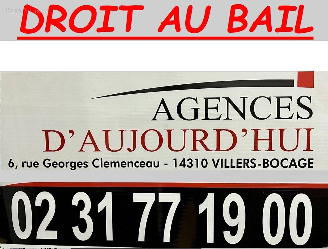 Commerce à VILLERS-BOCAGE