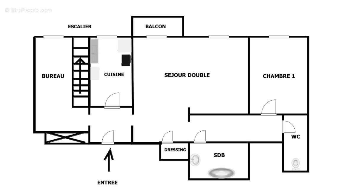 Appartement à ASNIERES-SUR-SEINE