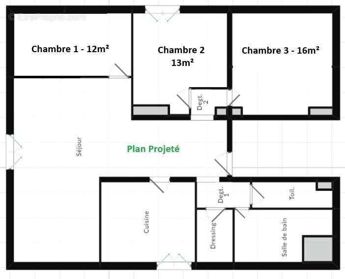 Appartement à VERSAILLES