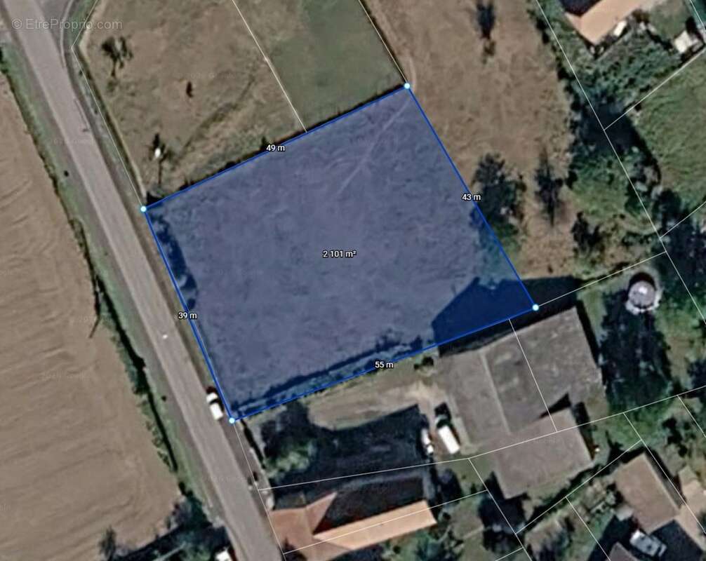 Terrain constructible à vendre 2100 m² à Lorquin (57), non viabilisé, borné - photo 3