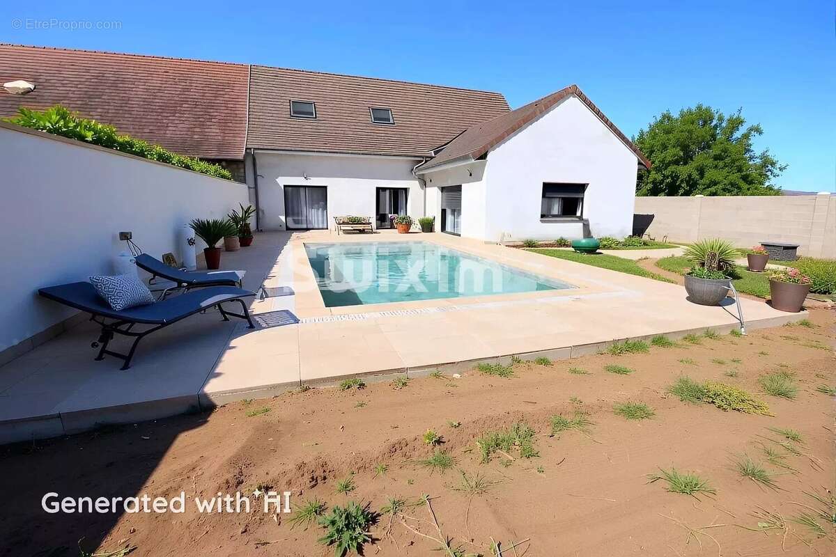 Maison contemporaine de 205 m² avec piscine à Épervans - photo 5
