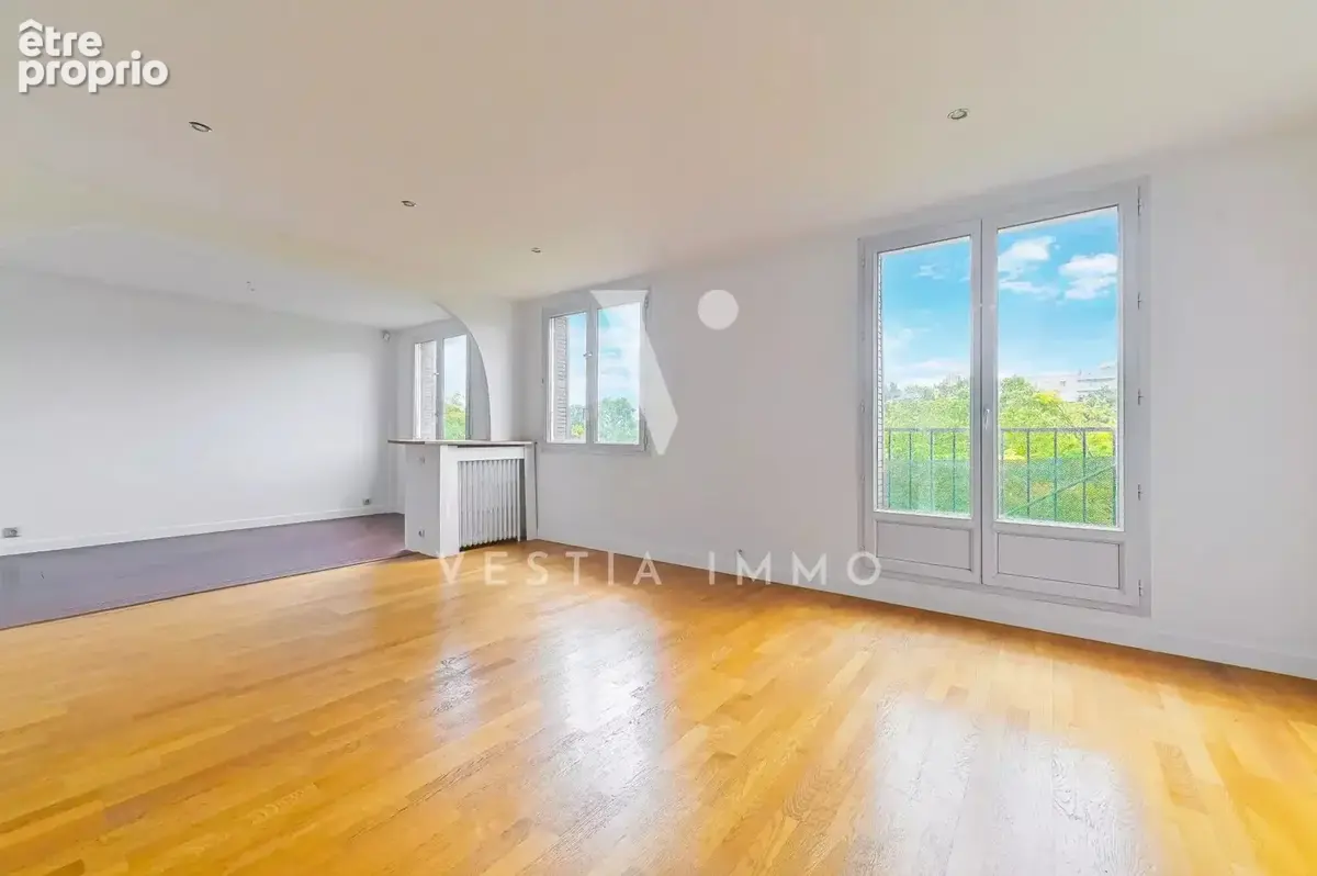 Appartement familial 91 m²  4 chambres étage élevé vue Seine - photo 3
