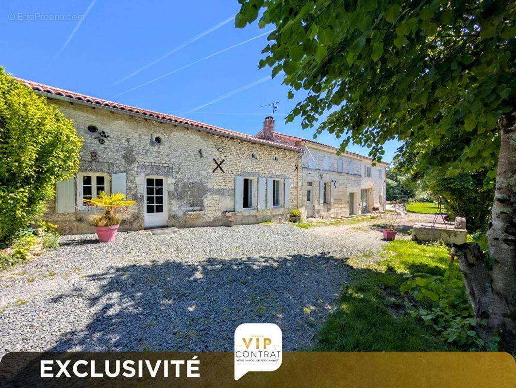 Ensemble immobilier 2 maisons  charentaise + parc arboré + GARANTIE PROTEC+ 12 MOIS INCLUS ! - photo 11