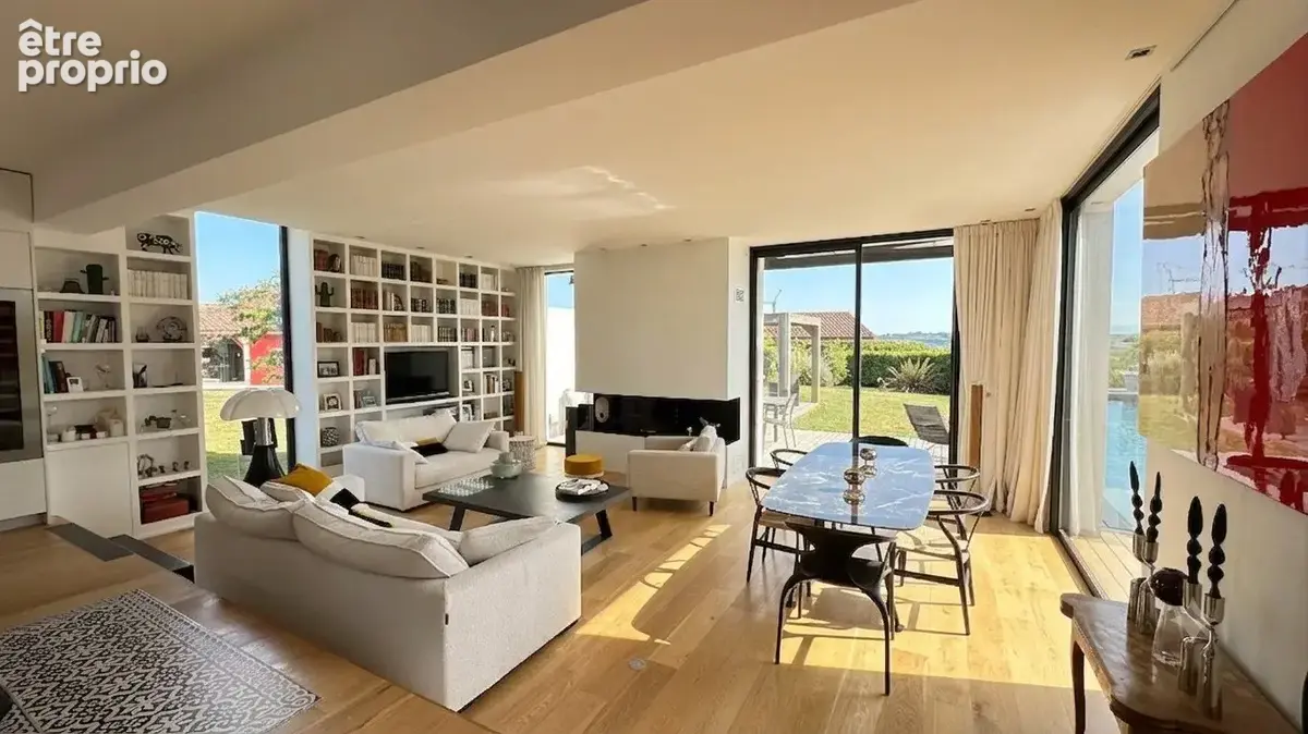 Arcangues  villa  d'architecte  vue panoramique sur les pyrénées - photo 5