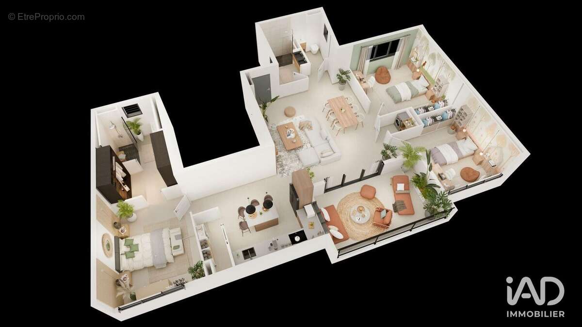 Appartement 136 m² à Saint-Denis  - photo 7