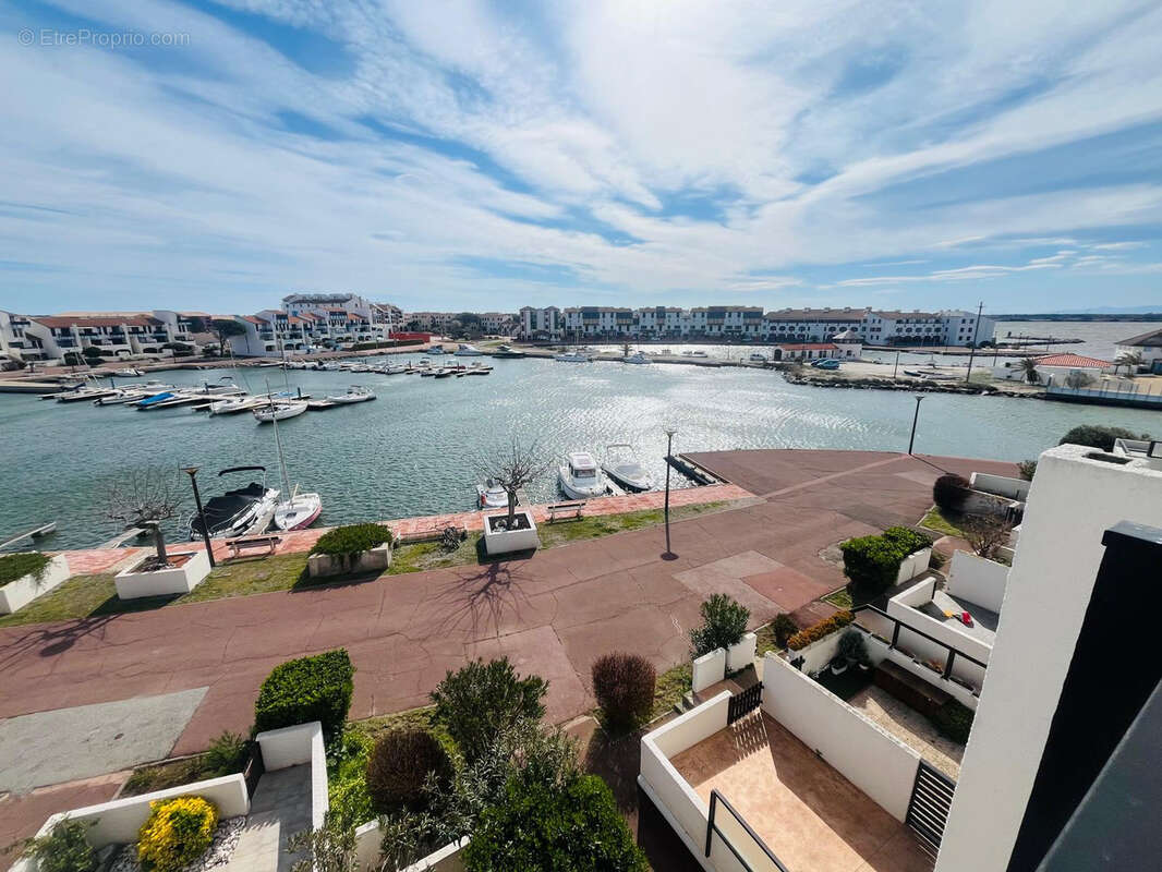 Le Barcarès Cap Coudalère Duplex terrasse Vue lac Marin Plein Sud, parking et piscine ! - photo 29