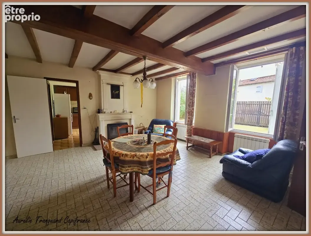 Maison CLIMATISEE, à vendre 7 pièces FONTENET (17) belle CHARENTAISE avec chambre et bureau au rez-de-chaussée - photo 3
