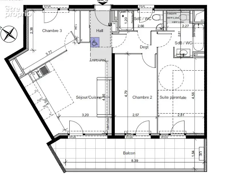 Appartement 4 pièces 74 m² à vendre à Cagnes-Sur-Mer (06800) - photo 3