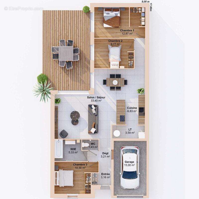 Maison 5 pièces 92 m2 - photo 7