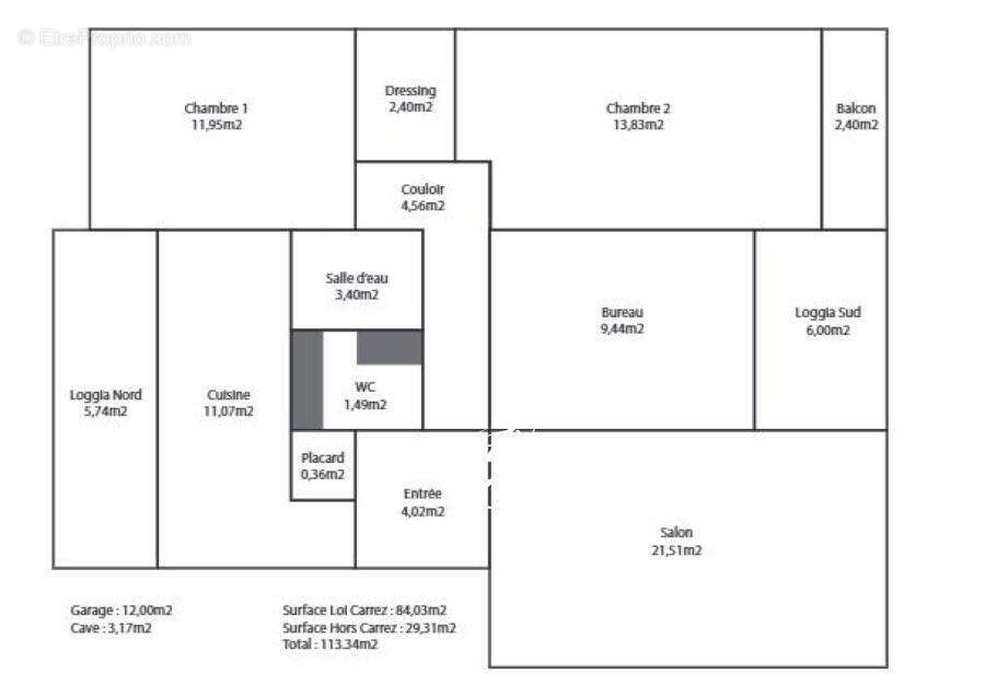 Appartement à NANTES