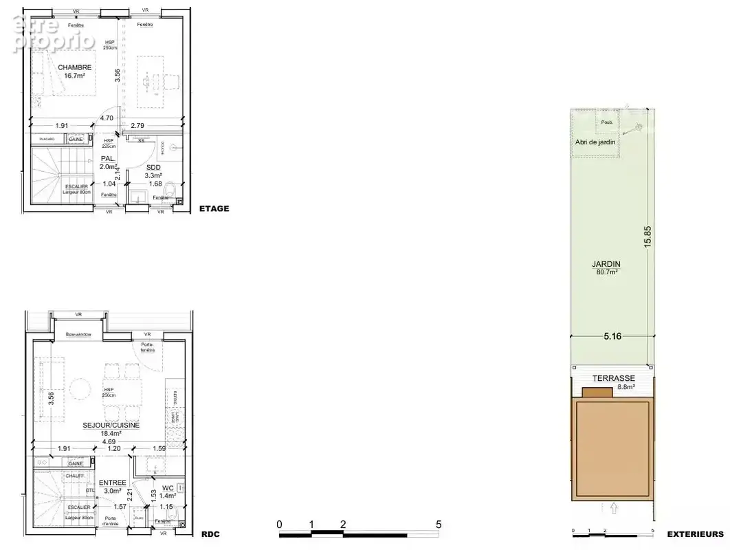 MAISON NEUVE 45 m² sur 90 m² terrain - photo 3