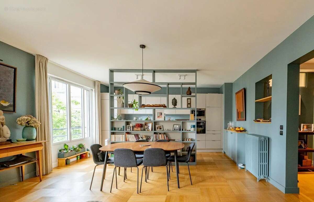 Cœur de Passy, bel appartement rénové, au calme, très lumineux,  jolie vue dégagée, ambiance village - photo 6
