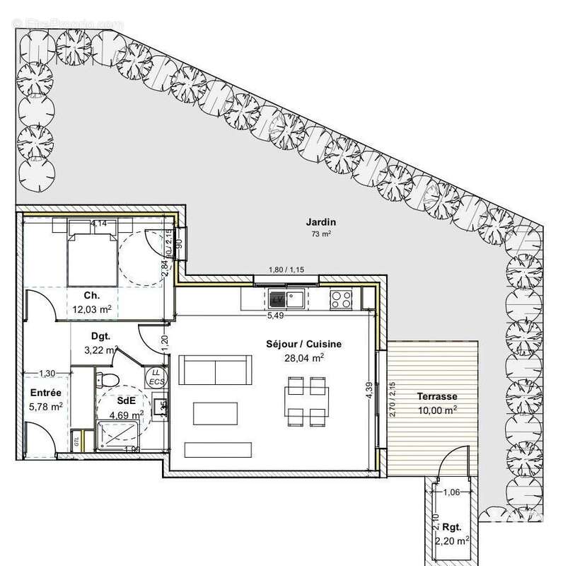 Photo 3 - Appartement à GUEREINS
