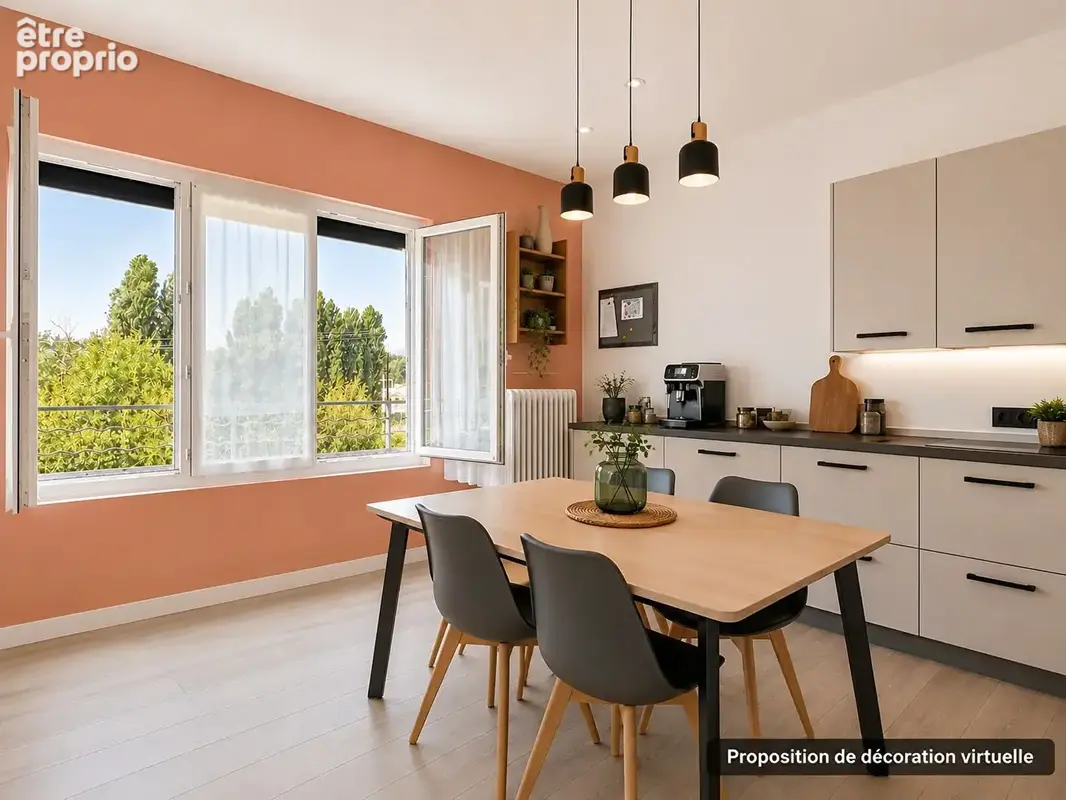 Appartement  T3 -83.40 m2 - ,NEUVILLE SUR SAONE 69250 - photo 2