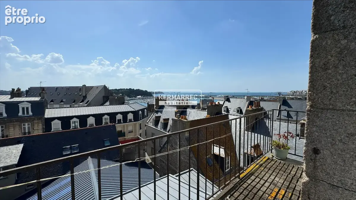 Appartement centre st servan 5 pièce(s) 121 m2 vue mer  port et intra muros - photo 2