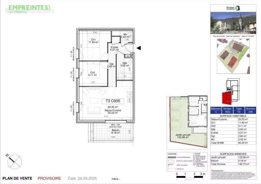 Appartement à LE TOUVET