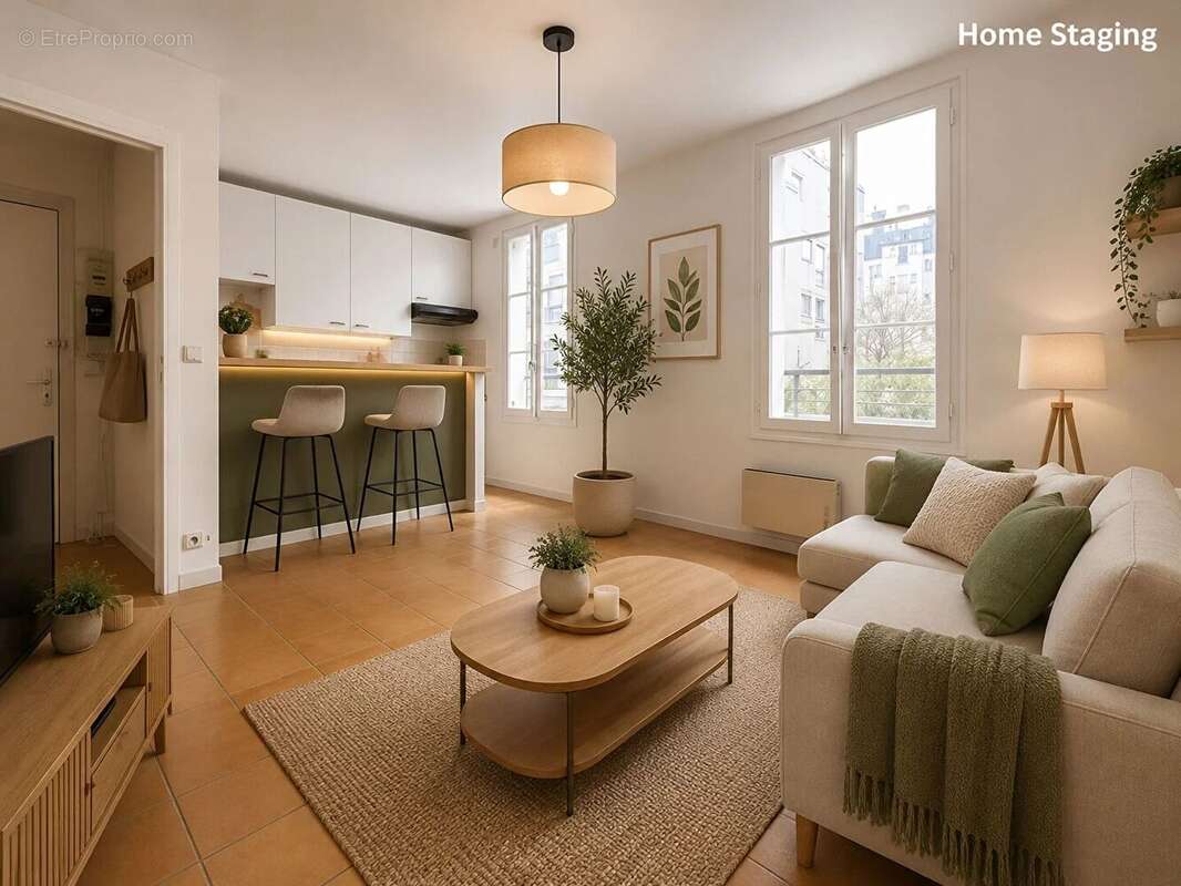 Appartement Paris 2 pièce(s) 27.06 m2 - photo 3