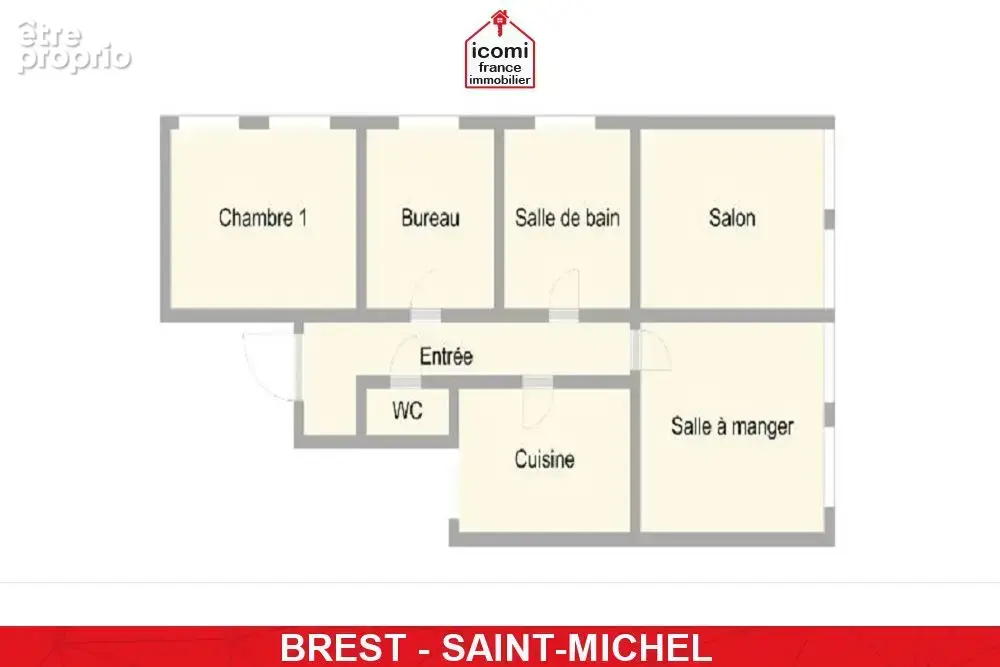 Finistere - brest (29200) - a vendre - appartement de 102 m² - seul au dernier etage - 2 chambres (possible 3) - cave - dpe d -  - photo 10