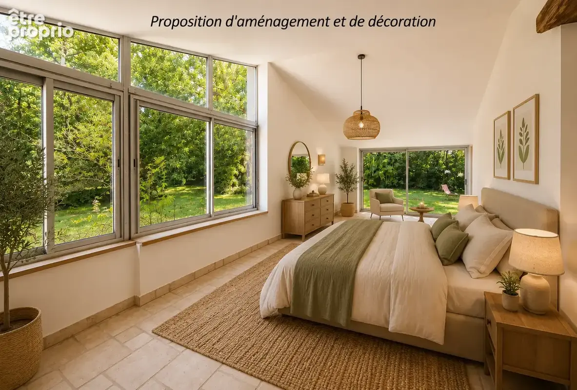 Maison de plain-pied d'environ 190 m2   Parcelle paysagée et boisée de 4 583 m2   À 7 min de Saintes - photo 13