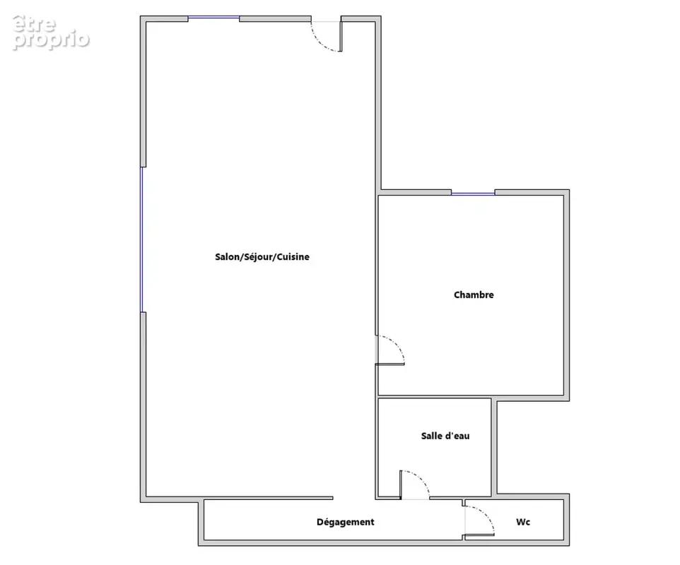 Maison T2 de plain-pied avec stationnement   Idéal habitation ou activité professionnelle - photo 2