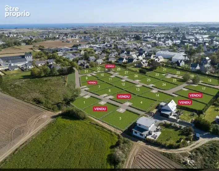Photo Terrain à Cleder au prix de 65 000€