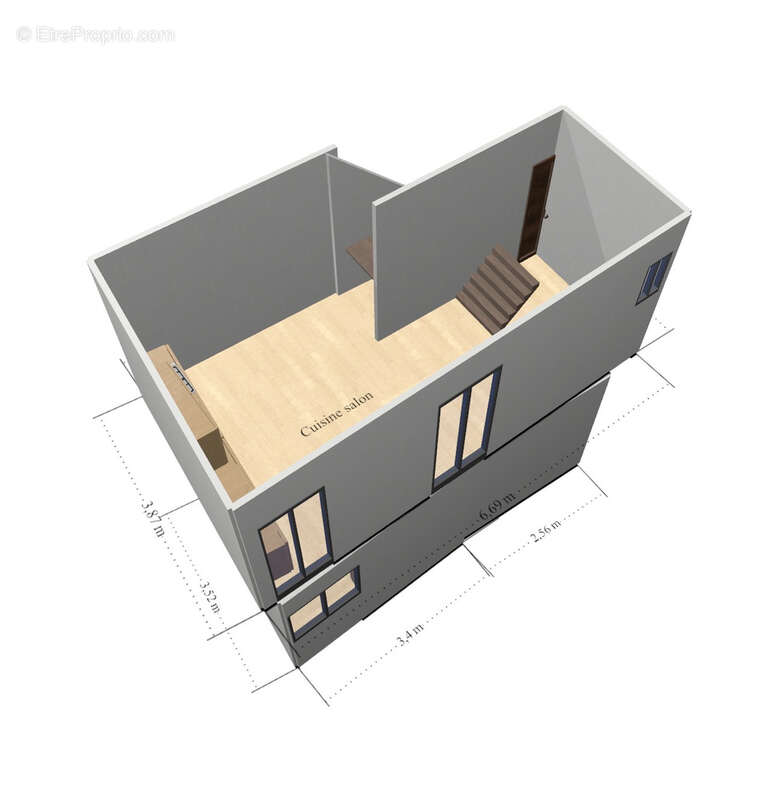 Appartement à LE BAR-SUR-LOUP