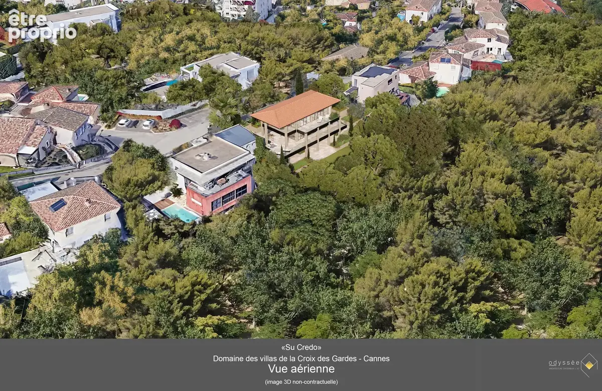 Cannes – croix des gardes – terrain constructible avec projet de villa - photo 4