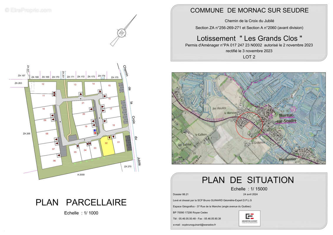 Terrain de 359 m2 viabilisé lot 2 - photo 3