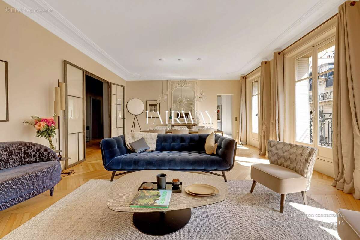 Paris 16 Passy – Appartement haussmannien rénové 180 m² avec studio indépendant - photo 3