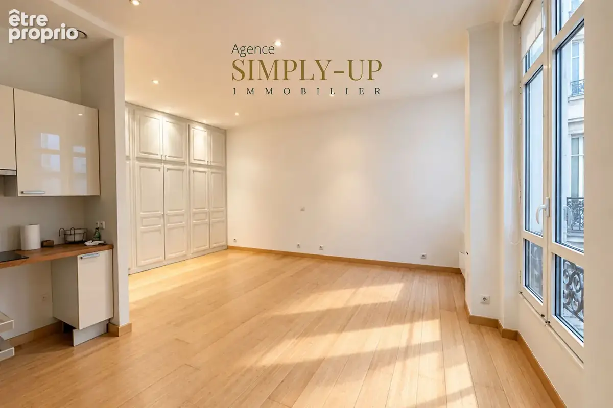 Appartement Paris 1 pièce(s) 33.25 m2 - photo 2