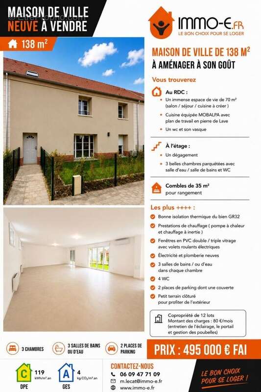 Maison 138 m² à Bussy-Saint-Georges  - photo 7