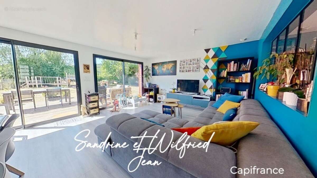 CHARLEVAL – Maison d'architecte 2018  155 m²  Suite parentale  DPE A/A  Garage 39 m²  Vue campagne - photo 6