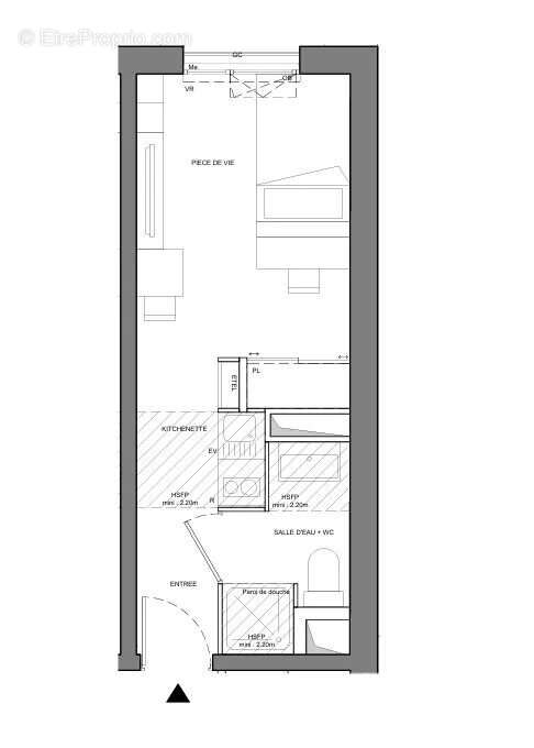 Investissez à nantes – studio t1 neuf en résidence étudiante - photo 5