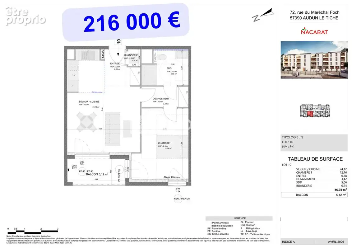 Programme Neuf "Coeur d'Opale" AppartementsT2  de 37,84 m2 à 47m2 - photo 17