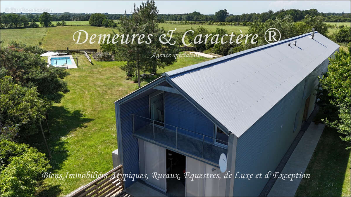 Remarquable maison d'architecte sur 3000m2 avec piscine, terrasse, boulodrome, au Sud de NANTES - photo 30