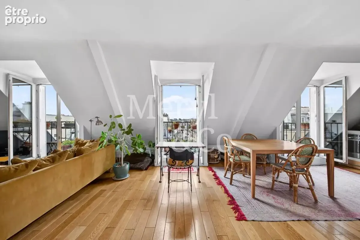 Notre-Dame-de-Lorette / rue des Martyrs - Appartement en dernier étage 3 pièces de 73,38 m² avec balcons et vue dégagée sur le S - photo 4