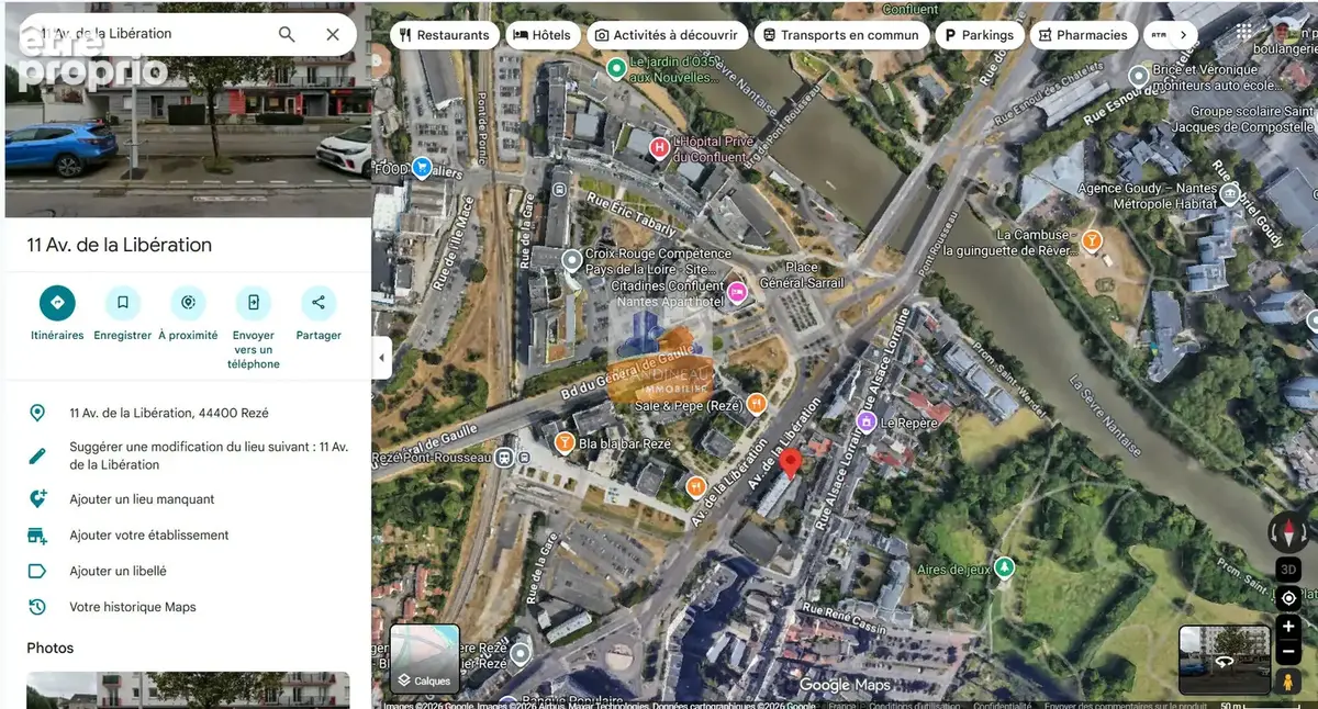 Rezé - avenue de la libération - t3 avec garage et cave - photo 3