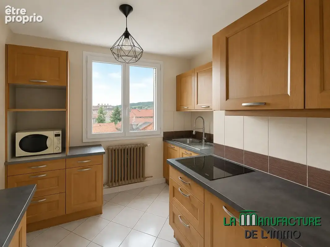 f3 53,12 m2 carrez + balcon, garage, cave - la ricamarie proche centre-ville - ideal premier achat ou investis - photo 3
