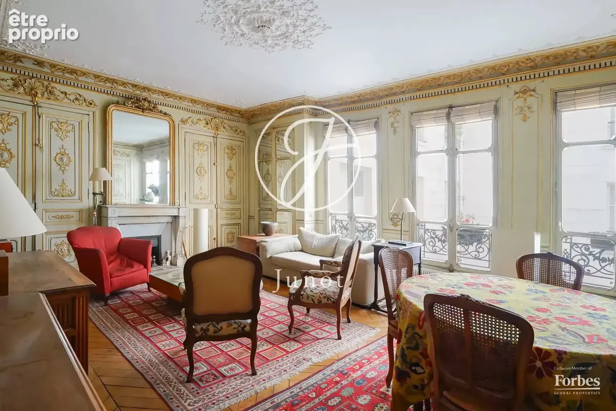Paris 7e - CARRÉ DES ANTIQUAIRES - Appartement - 3 pièces - 88,91m² Carrez - 89,33m² au sol - 2 chambres - photo 4