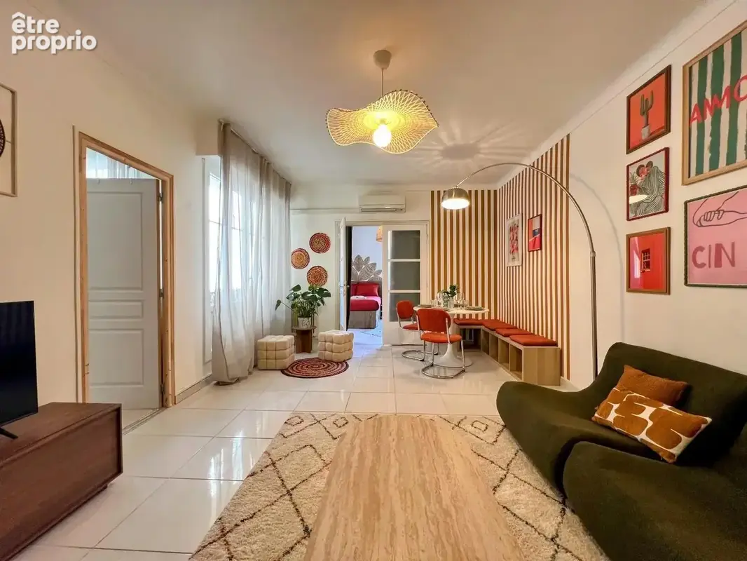 Nice ouest- 3 pieces de 82m en excellent etat - photo 4